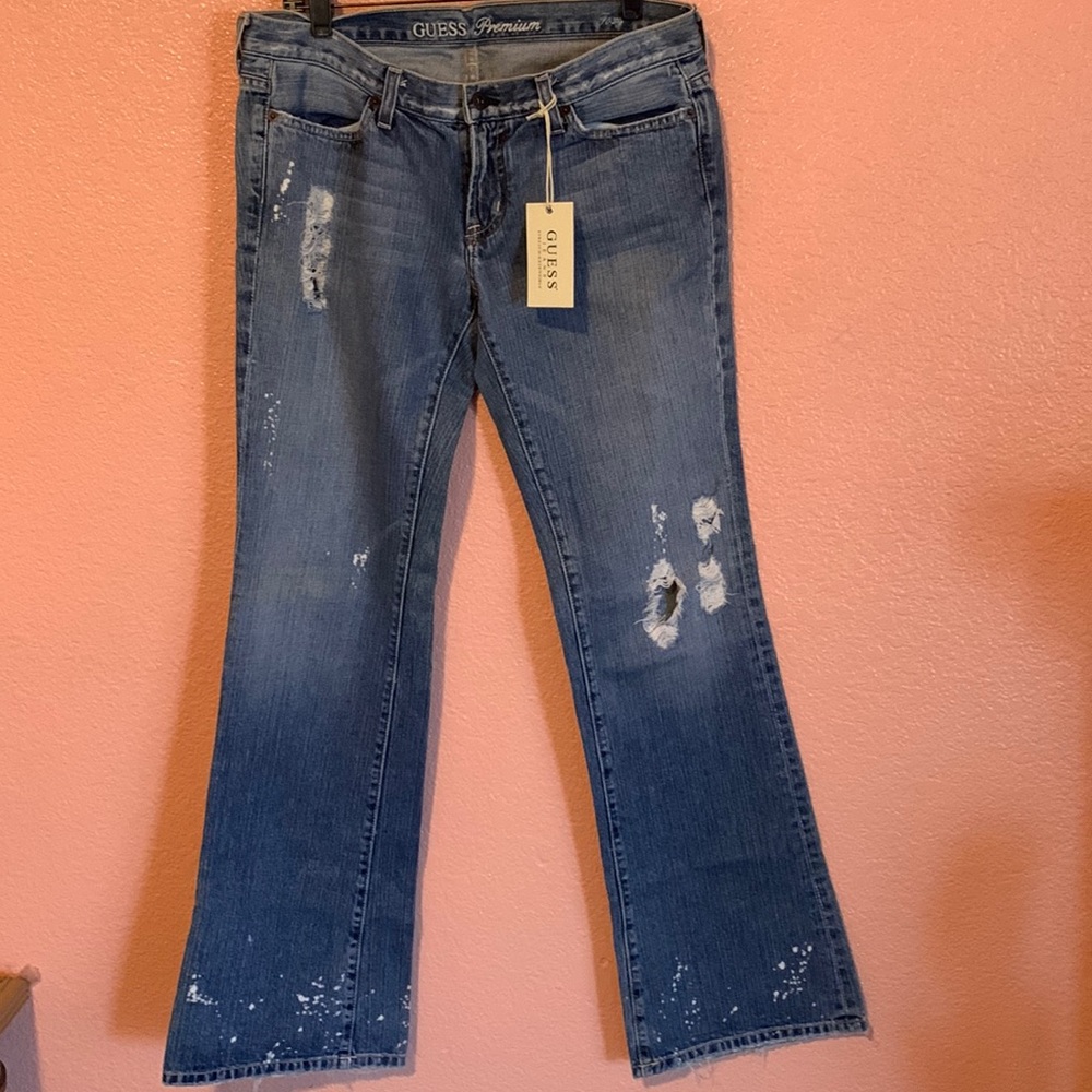 NWT Flare Ripped Jeans